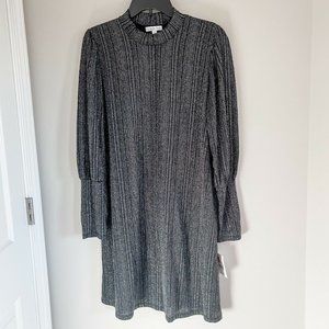 NWT Ophelia Roe Black & Silver Dress
